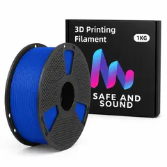 GENERICO - Filamento Pla De Safe and Sound Impresión 3d 1kg 175mm Color Azul
