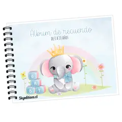 GENERICO - Libro De Recuerdos De 0 A 10 Años - Elefantito
