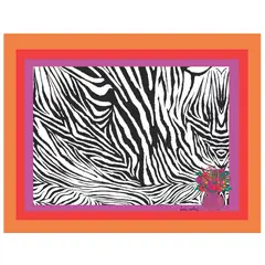 ISA SOLER - Alfombra Vinílica 50 X 70 Cebra