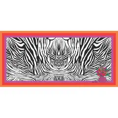 ISA SOLER - Alfombra Vinílica 70 X 140 Cebra