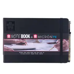 SAKURA - Sketchbook Hoja Blanca A5 + Pigma Micron PN Negro