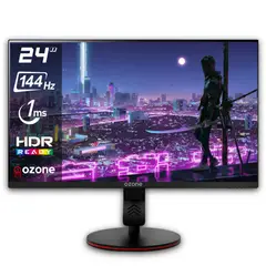 OZONE - Monitor Gamer 24.5" FHD 144Hz 1Ms + Free Sync & G-Sync