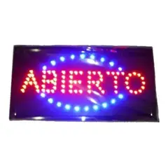 SHOP EHOME BAG - Letreros Luminoso Led Abierto Color de la luz Colores