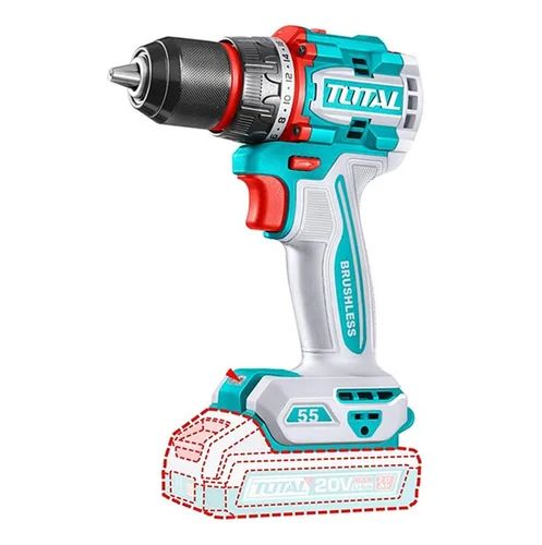Taladro Atornillador Inalambrico 13mm 20v Total Tdli205581 a $38.400