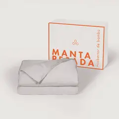 HYPNOS - Manta Pesada Premium + Cobertor Bambú 1/1,5 Plazas 7 Kg Antiestrés