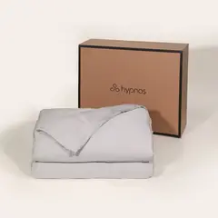 HYPNOS - Manta Pesada + Cobertor Bambú 1/1,5 Plazas 5 Kg Antiestrés