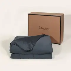 HYPNOS - Manta Pesada + Cobertor de Bambú Lite - Queen - 10 Kg -
