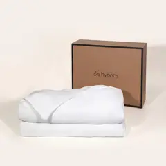 HYPNOS - Manta Pesada + Cobertor Bambú King/Super King 7 Kg Antiestrés