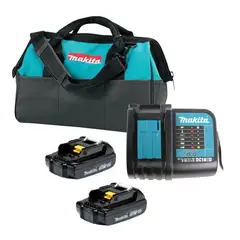 MAKITA - Kit 2 Baterias 18v 1.5ah BL1815N + Cargador Con Bolso
