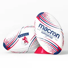 MACRON - Balon de Rugby Oficial ARUSA Supporter Blanco