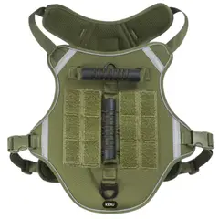 KERU - Arnes Reflectante Anti Tirones Verde Talla S