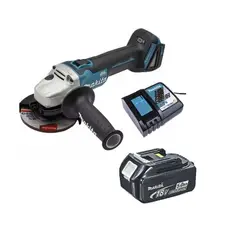 MAKITA - Esmeril Angular 4-12 Inalámbrico 18v DGA455 5 Ah