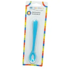 BEST HOUSE - Cuchara Flexible Para Bebé - Azul