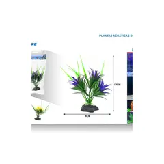 GENERICO - PLANTA ACUATICA DECORATIVA 6X13 CM