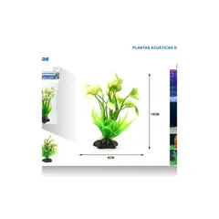 GENERICO - PLANTA ACUATICA DECORATIVA 6X15 CM