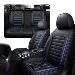GALANTA - Funda Cubre Asiento Eco cuero Set 5 Asientos Luxury