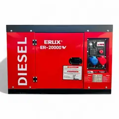 ERUX - Generador diésel silencioso 14KVA ER-20000W- JAPONES