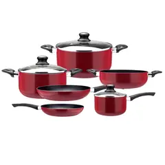 MARMICOC - Batería De Cocina 9 Piezas Antiadherente Modelo Slide Marca