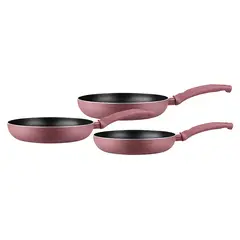 MARMICOC - Set 3 Sartenes Spring Granate 18 20 24cm Marca