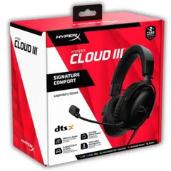 HYPERX - Audífonos Cloud III USB Comfort Multiplataforma Black