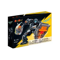 BANBAO - Set de Bloques Robot Future Mech Warrior Sense Gris -