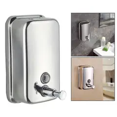 GENERICO - Dispensador De Jabón De Pared De Acero Inoxidable De 800 Ml