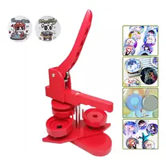 U BUY - Maquina De Chapitas Prensa Matriz De 58mm Color Rojo