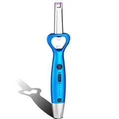 EDWINAYY - Encendedor Recargable Usb De Plasma Con Abrebotellas Vis111