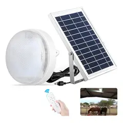 METEX - Lampara Plafon Redonda De Techo Solar 300w Blanco Frio