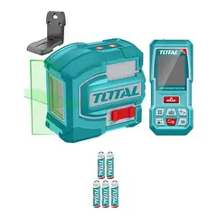 TOTAL TOOLS - Nivel Laser + Medidor De Distancia Láser Total Tosll0401