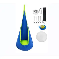 GENERICO - Columpio Elástico Sensorial Hamaca Niños Interior Y Exterior Color Azul