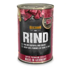 BELCANDO - Alimento Lata Ternera Patata Guisantes Perro 400Gr