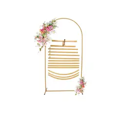 GENERICO - Base Estructura Arco De Globos Decoraciones Aro 2×1 Metal