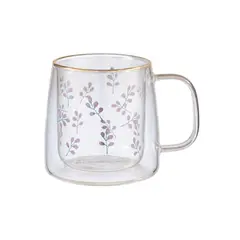 ADAGIO TEAS - Taza Doble Vidrio Windy Lilac Plants 400 ml