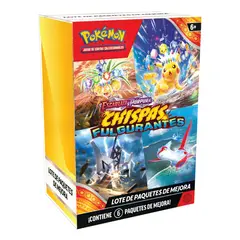 POKEMON - Cartas Tcg Chispas Fulgurantes Booster Bundle 6 Sobres Español