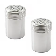 GENERICO - Salero Sin Mango 10 Oz Acero Set 2 unidades