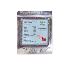 GENERICO - Multivitamínico Para Aves Gallinas Pollos Pollitos Gallos 100 gramos