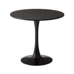 PANDALINO - Mesa Tulip Redonda 100cm - Elegante - Versátil - Negro