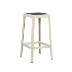 PLOS - Silla Piso Bar Taburete x1 Unidad Altura 65 Cm Aliano Blanco