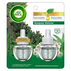 AIRWICK - Recarga Air Wick Bosque Nativo 21ml - Pack 2 Unid.