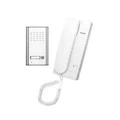 PHILCO - Kit Timbre Portero Electrico Citofono PR-10 Blanco