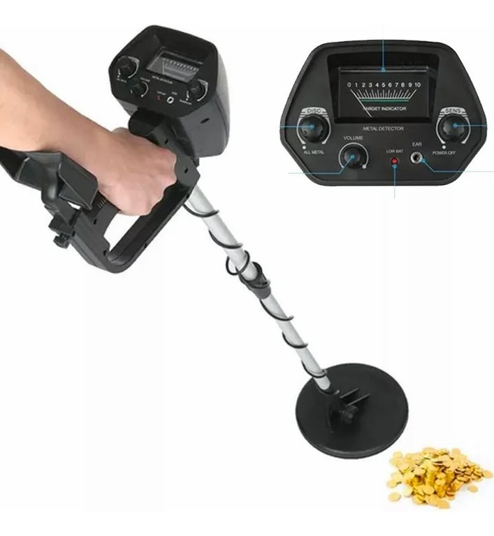 Detector De Metales Md-4030 Sensitivo+pantalla Lcd