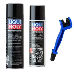 LIQUI MOLY - Pack Limpiador Lubricante Cadena De Moto