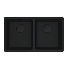 FRANKE - Lavaplatos Sobre Cubierta Cuarzo Maris Negro Mate