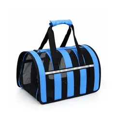 GENERICO - MOCHILA BOLSO TRANSPORTADOR PARA MASCOTAS AVION - Azul
