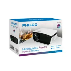 PHILCO - Proyector Multimedia LED 2000 Lumene HD 1080P HDMI