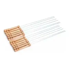 LISM - X12 Pinchos Para Barbacoa Parilla Asado Acero Bbq 30cm
