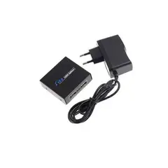 GENERICO - Splitter Switch Hdmi 1.4 1080p Activo Amplificador 2 Salidas