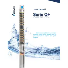ALLWELL - Bomba Sumergible Pozo Profundo 3puLG 05hp Q+