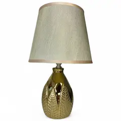 GENERICO - Lámparas Velador Con Pantalla Decoración Dormitorios Ceramica